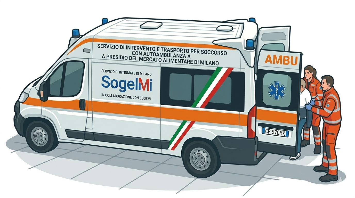 Procedura di gara aperta - intervento e trasporto per soccorso con autombulanza
