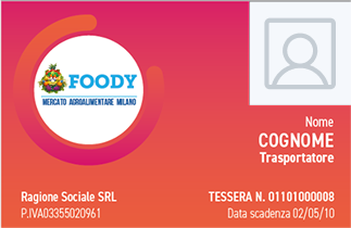 Tessera rossa Sogemi