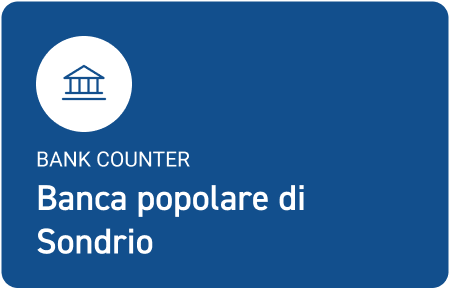 Building icon with the text Banca Popolare di Sondrio